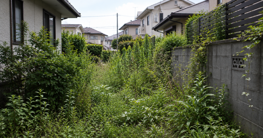 庭の放置によるご近所トラブルはどこから危険?