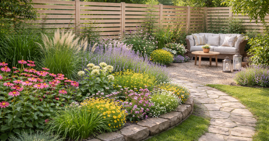 目隠しは「抜け感のあるフェンス」で軽やかに