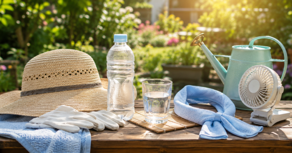 夏のガーデニングでまずやるべき熱中症対策
