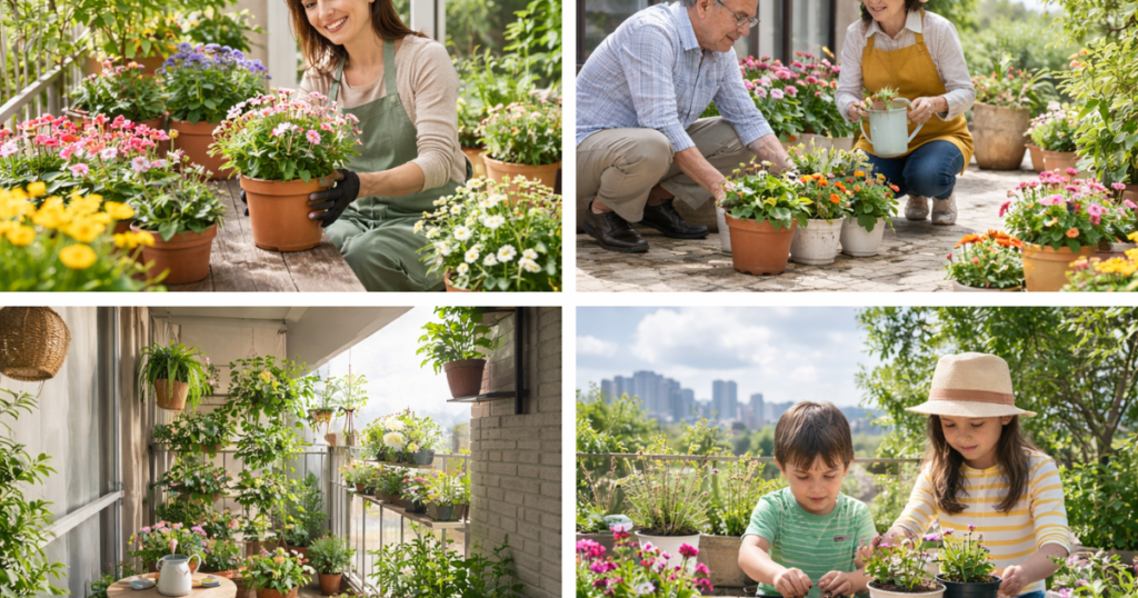 鉢植えガーデニングが向いている人・場所