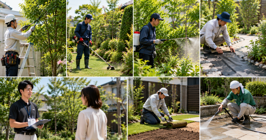 夏の庭管理におすすめのサービス比較