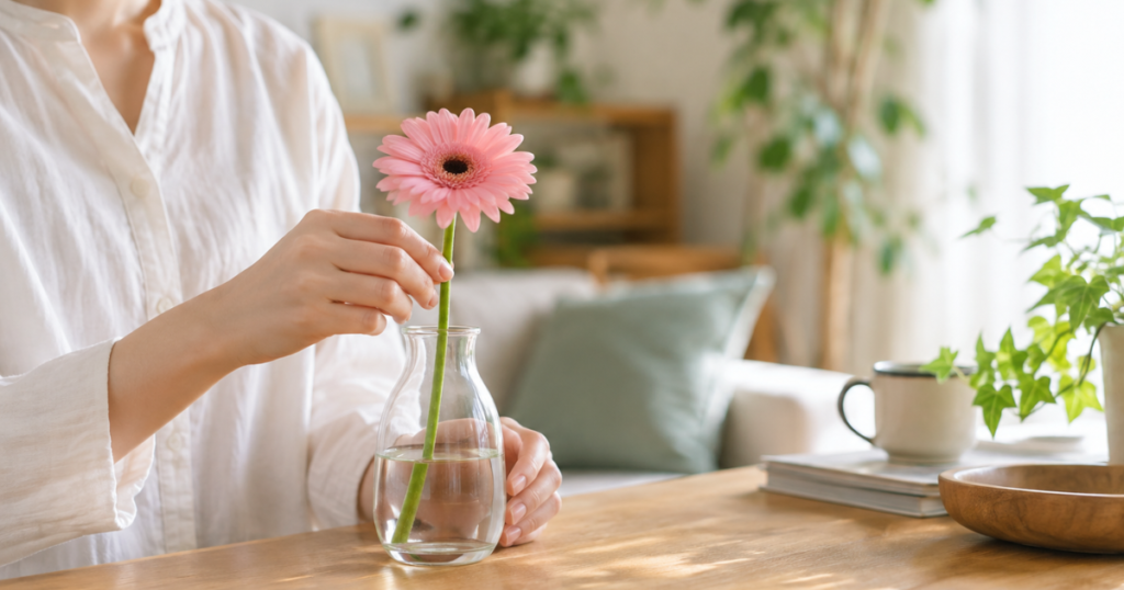 花のある暮らしとは？初心者でも一輪から始められる