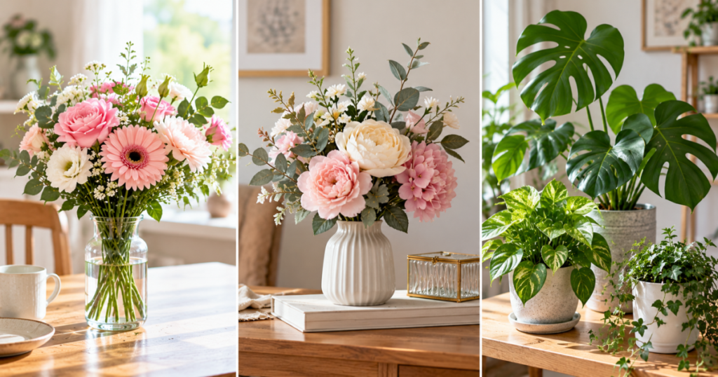 生花・造花・観葉植物はどれがおすすめ？