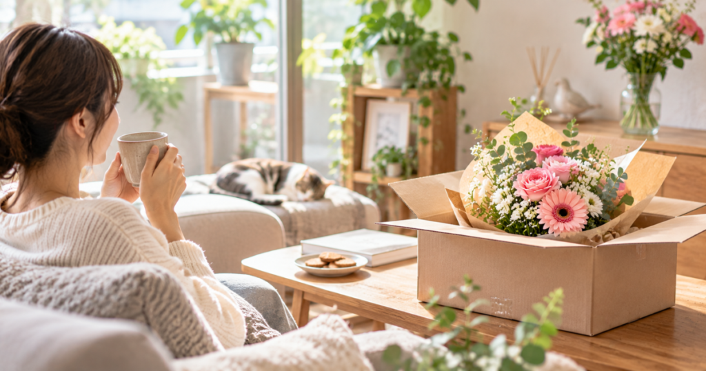 「花は好き。でも買いに行くのが面倒…」という方へ