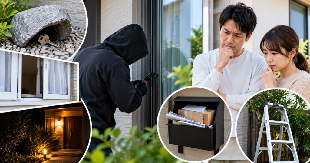空き巣対策でよくある失敗・注意点