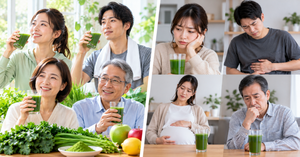 青汁はどんな人におすすめ？おすすめしない人も比較