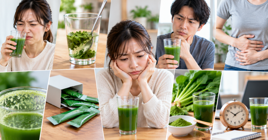 青汁でよくある失敗7選