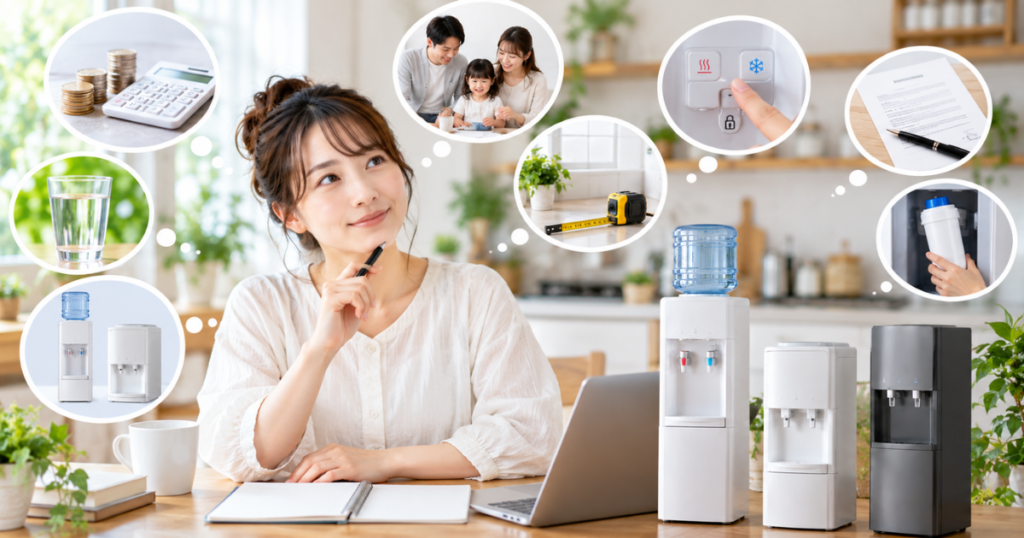 【初心者向け】ウォーターサーバーで失敗しない選び方7つ