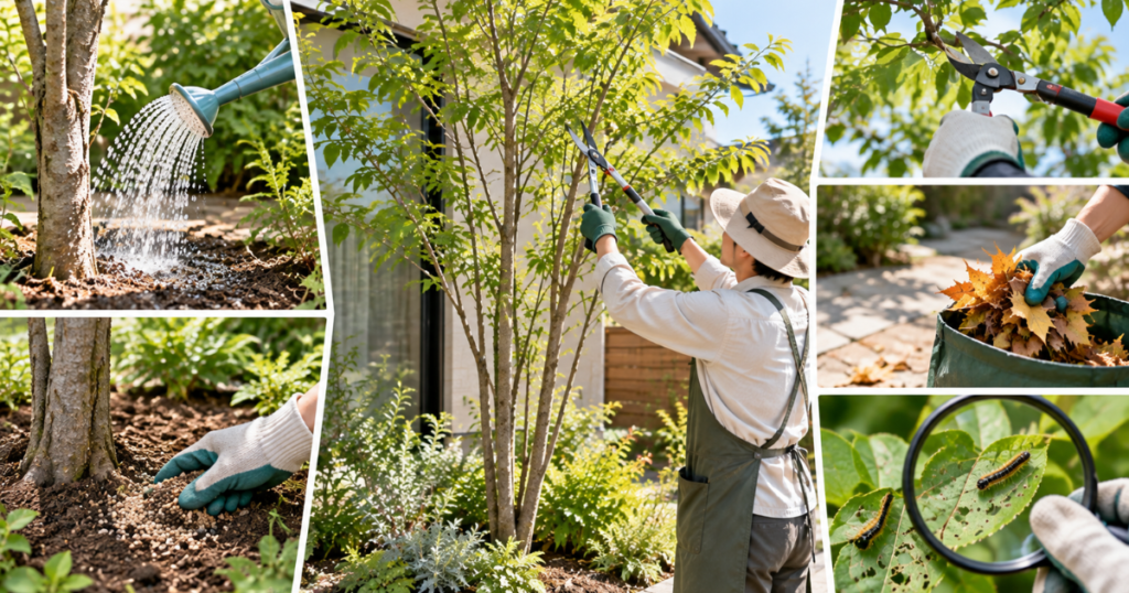 シンボルツリーを植えた後の管理方法