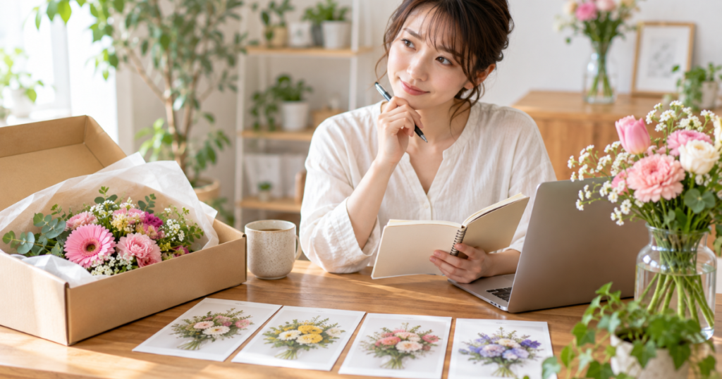 【初心者向け】失敗しない花のサブスクの選び方7つ