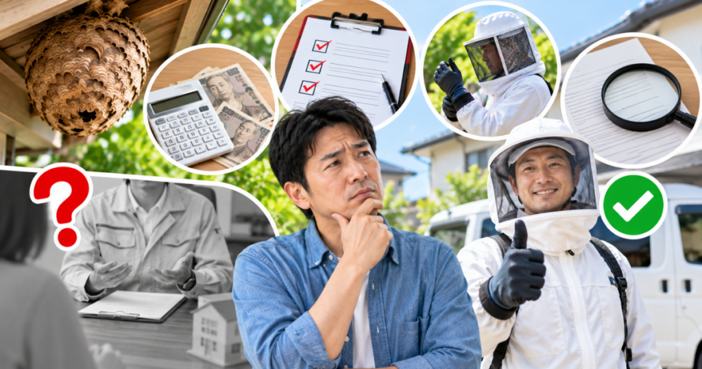 知らないと後悔？蜂駆除業者を選ぶ5つの注意点