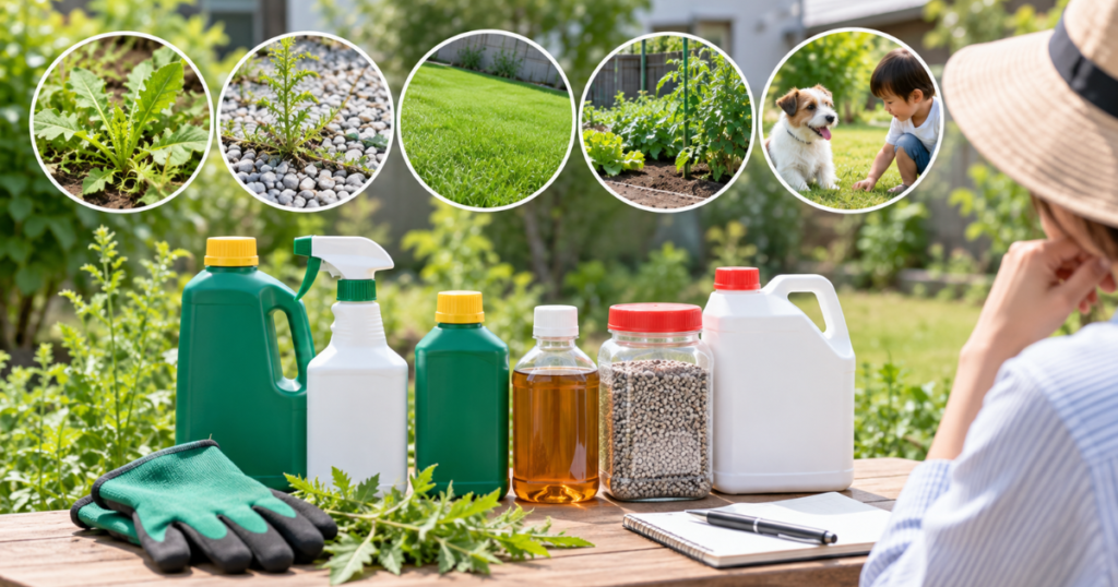 【初心者向け】失敗しない除草剤の選び方5つ