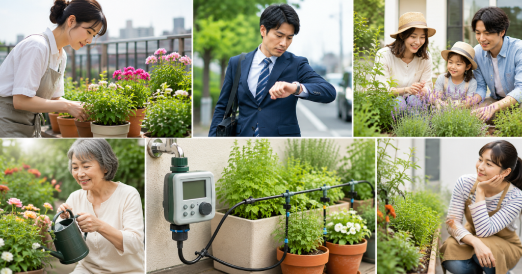 自動水やり器はこんな人におすすめ