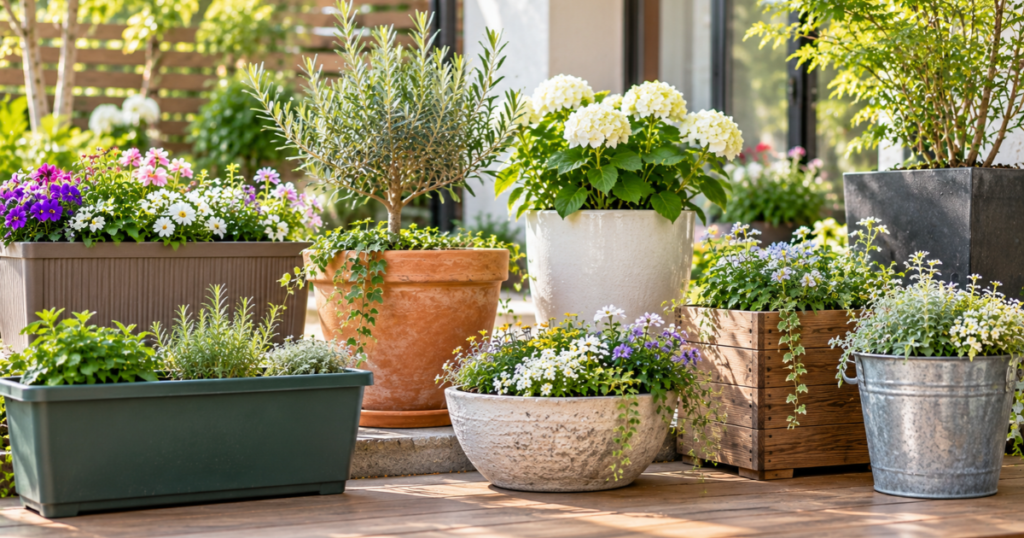 プランター・植木鉢の素材を比較【どれがおすすめ？】