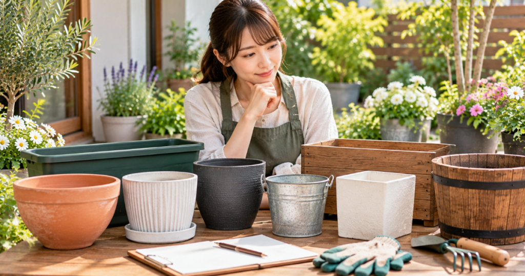 結局どれがいい？初心者向けプランター・植木鉢の簡単チェック