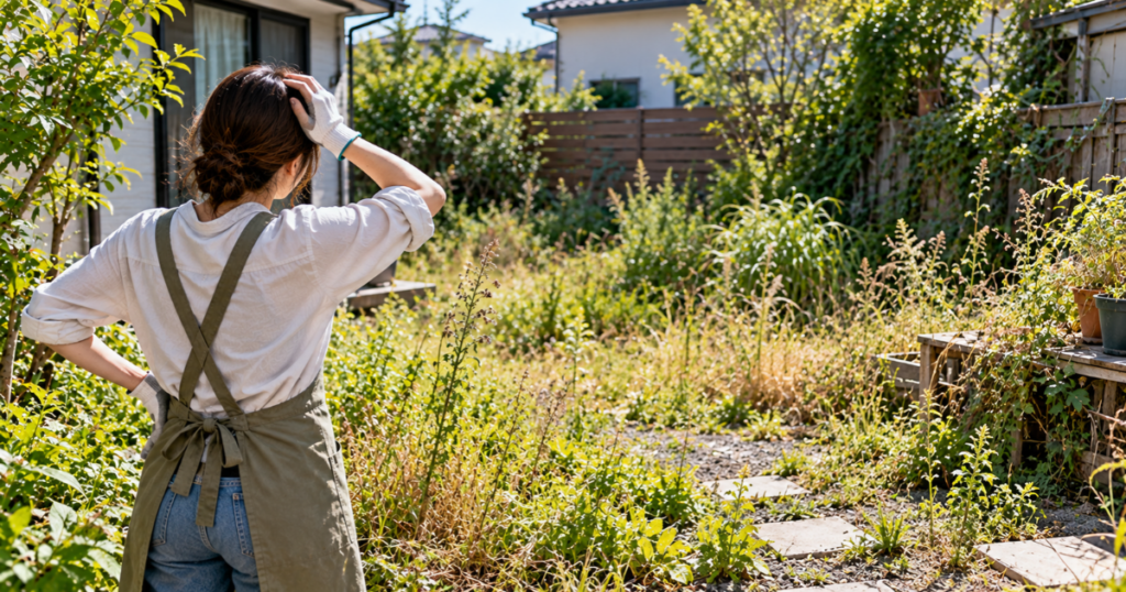 「DIYしたい。でも庭が荒れすぎている…」という方へ