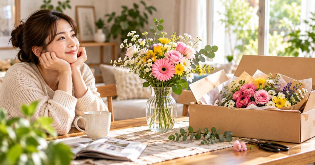 「花は好き。でも買いに行くのが面倒…」という方へ