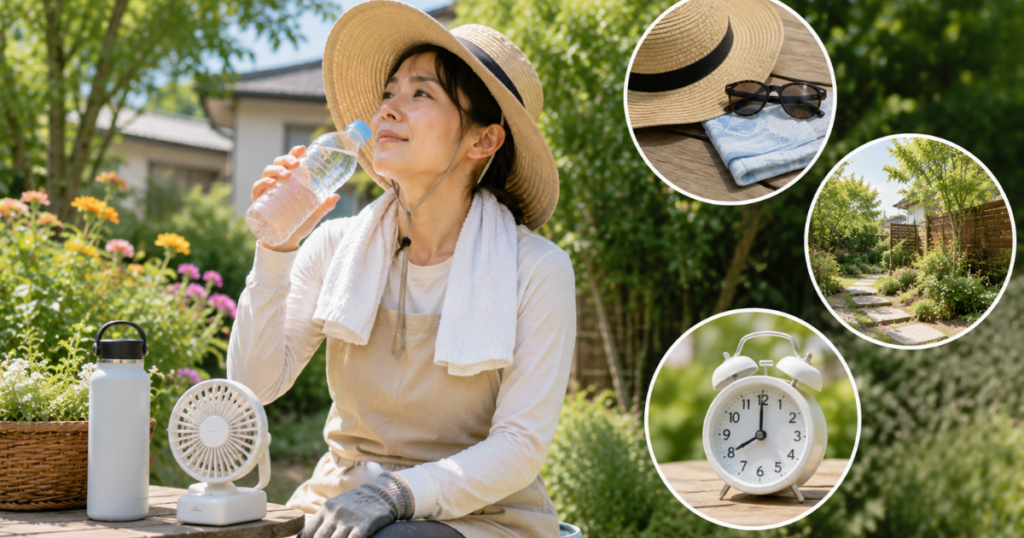 熱中症対策は「水分補給＋暑さ対策＋無理をしない」が基本