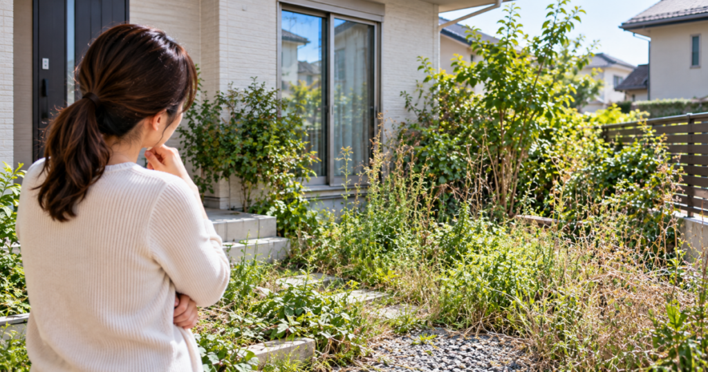 「防犯対策したい。でも庭が荒れている…」という方へ