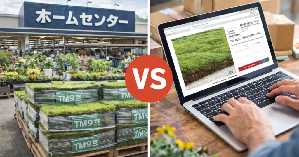 TM9芝生はどこで買う？ホームセンター vs 通販