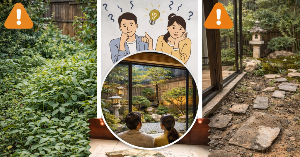 なぜ坪庭×和モダンは迷いやすいのか(失敗構造)