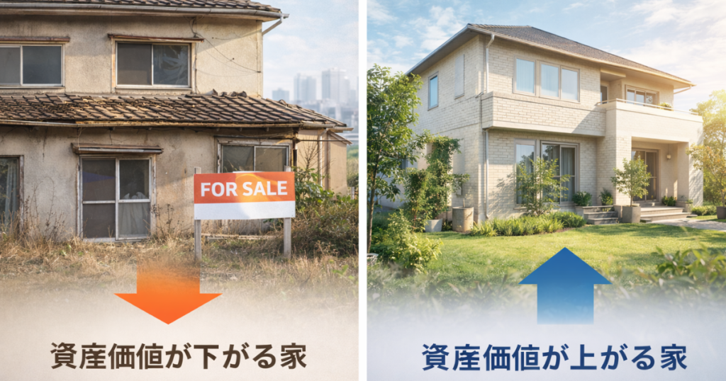 資産価値が下がる家・上がる家の違い