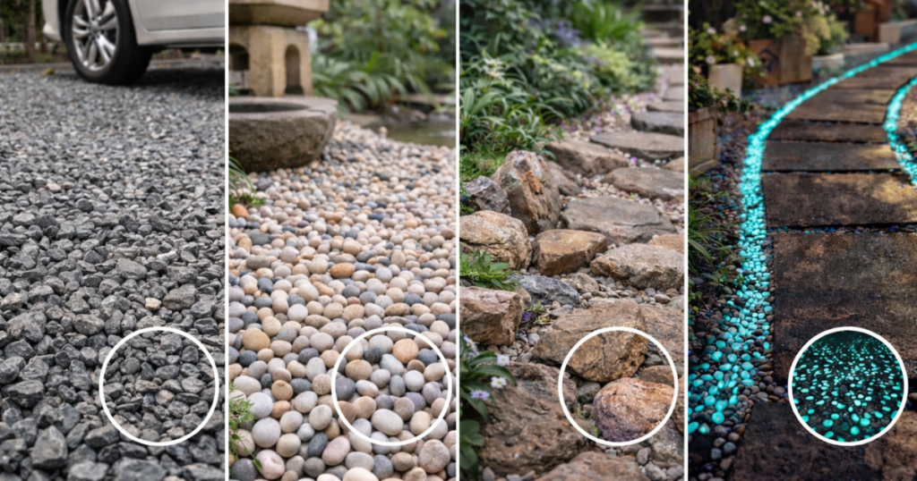 外構砂利の特徴と向いている場所