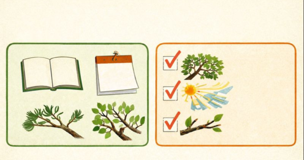 「樹種」より「判断軸」