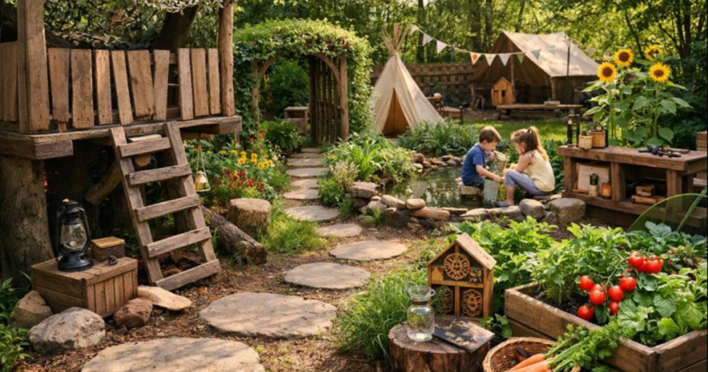 子どもの創造力を伸ばす庭づくりアイデア