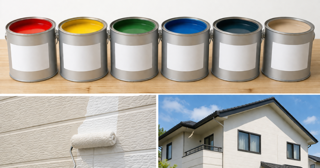 塗料の種類と選び方【耐久・価格・相性で比較】