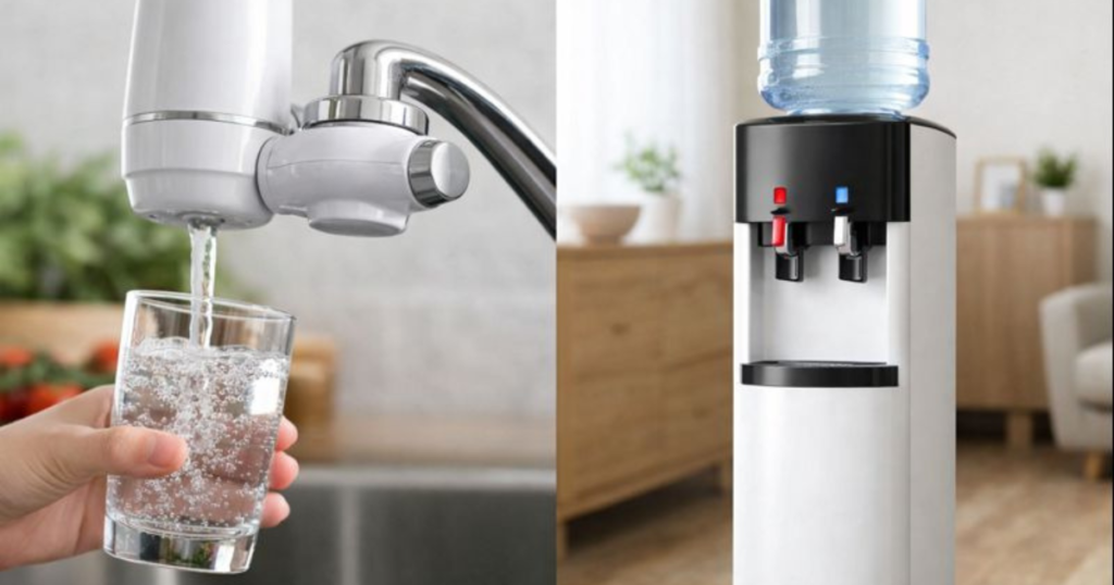 浄水器とウォーターサーバーの違いを一目で比較