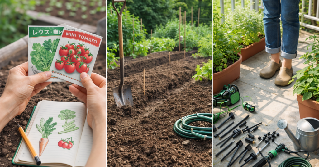 道具を揃える前に決めるべき3つのこと