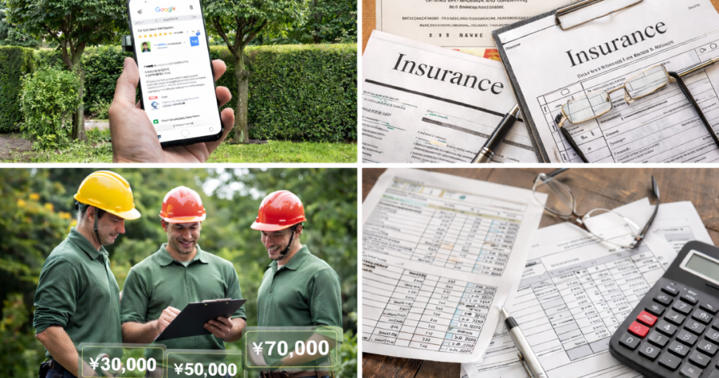 剪定業者を選ぶときのチェックポイント