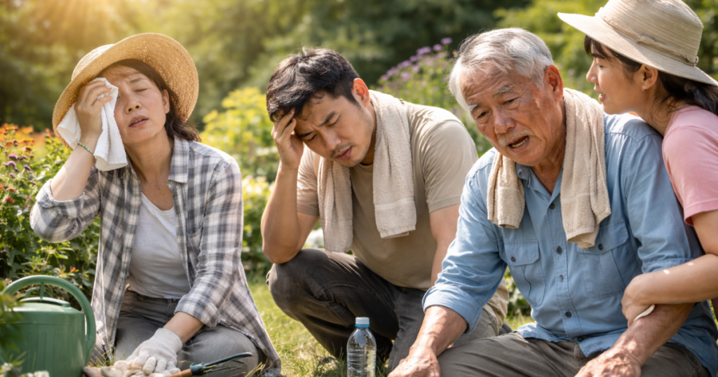 まず知っておきたい熱中症の症状