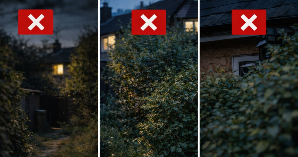 やってはいけない庭の防犯対策
