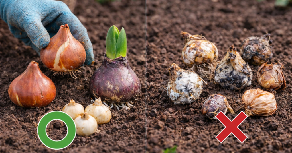 保存前に必須：健康な球根の見分け方