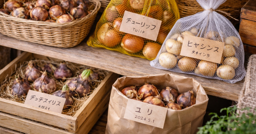 球根の正しい保存方法
