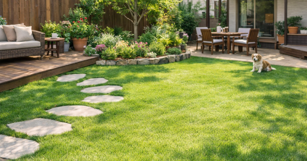 外構に芝生を取り入れるメリット