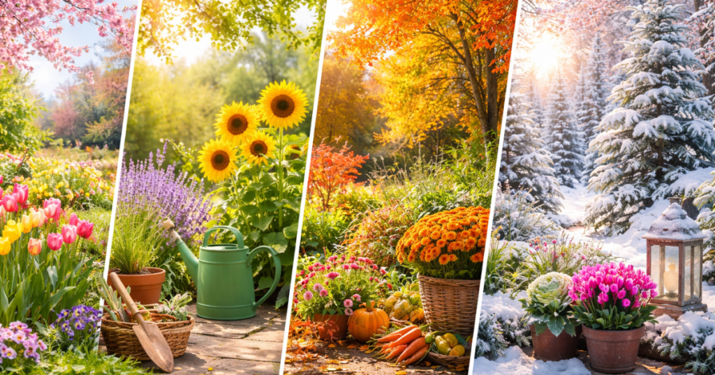 四季で変わるガーデニングの基本