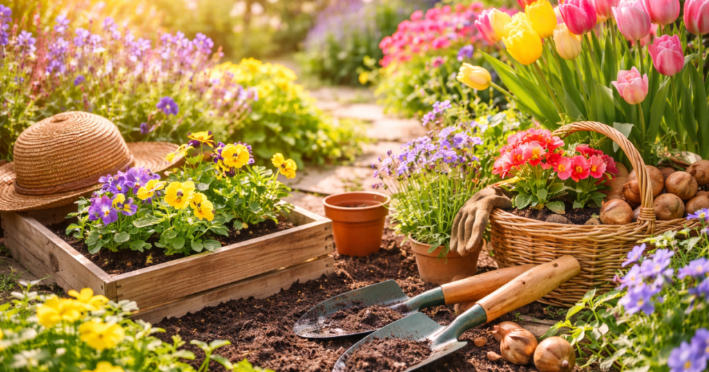 春のガーデニング：スタートの季節