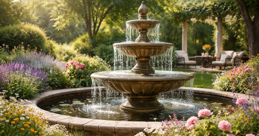 庭に噴水を設置する5つのメリット