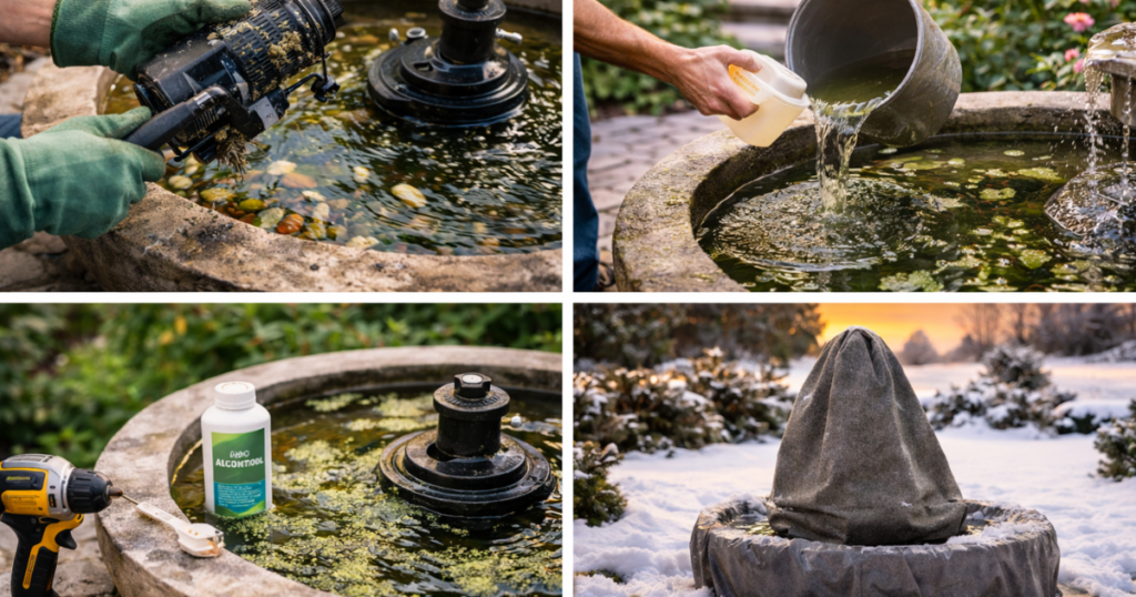 噴水のメンテナンス方法