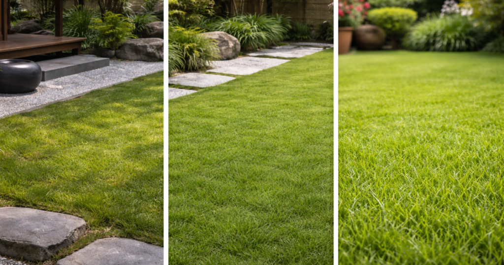 和モダンの庭に合う芝生の選び方