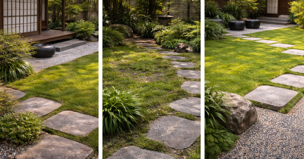 庭の条件別：和モダン芝生の現実的な取り入れ方