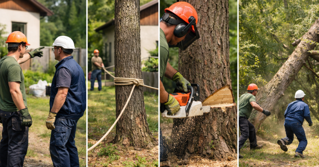 初心者でもできる庭木伐採の基本手順【4ステップ】