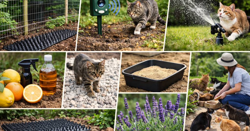 庭の猫よけ対策10選