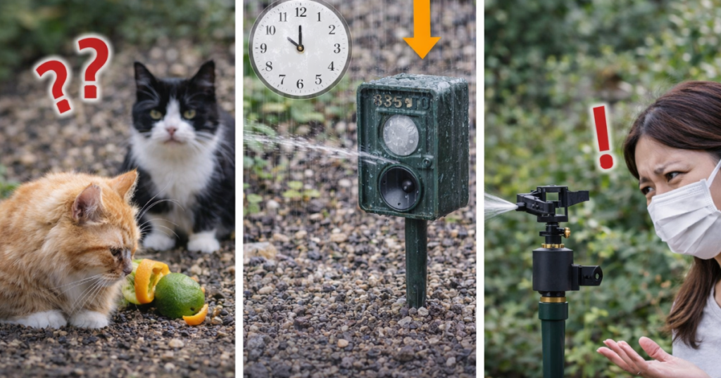 猫よけ対策の注意点(効果を最大化)