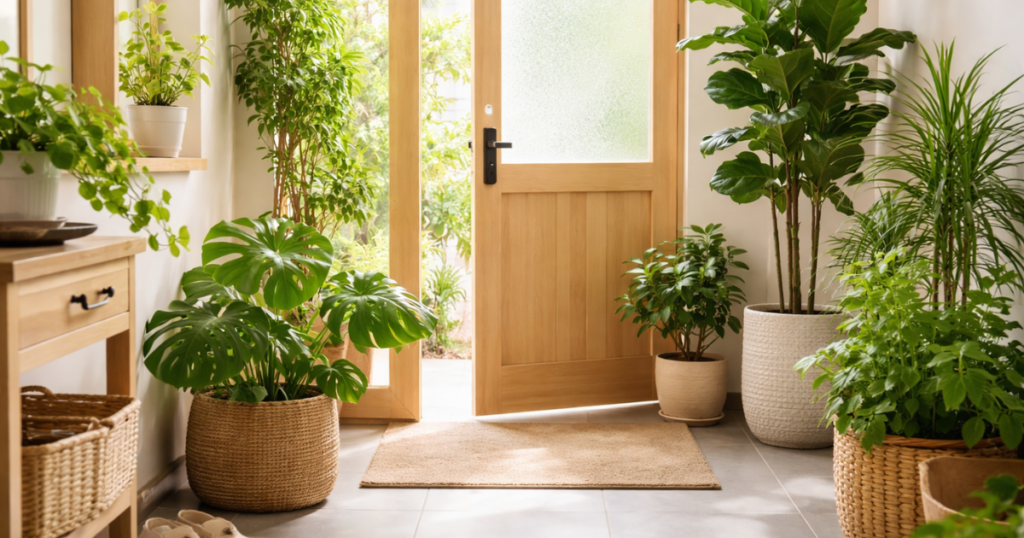 なぜ玄関に観葉植物を置くと運気が上がるのか?