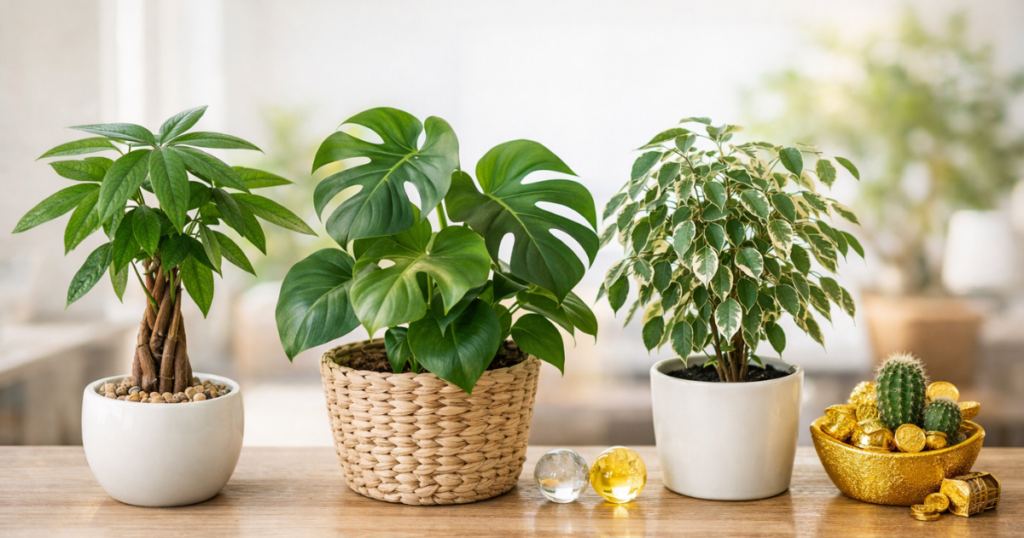 風水で運気を高める観葉植物の選び方【目的別】