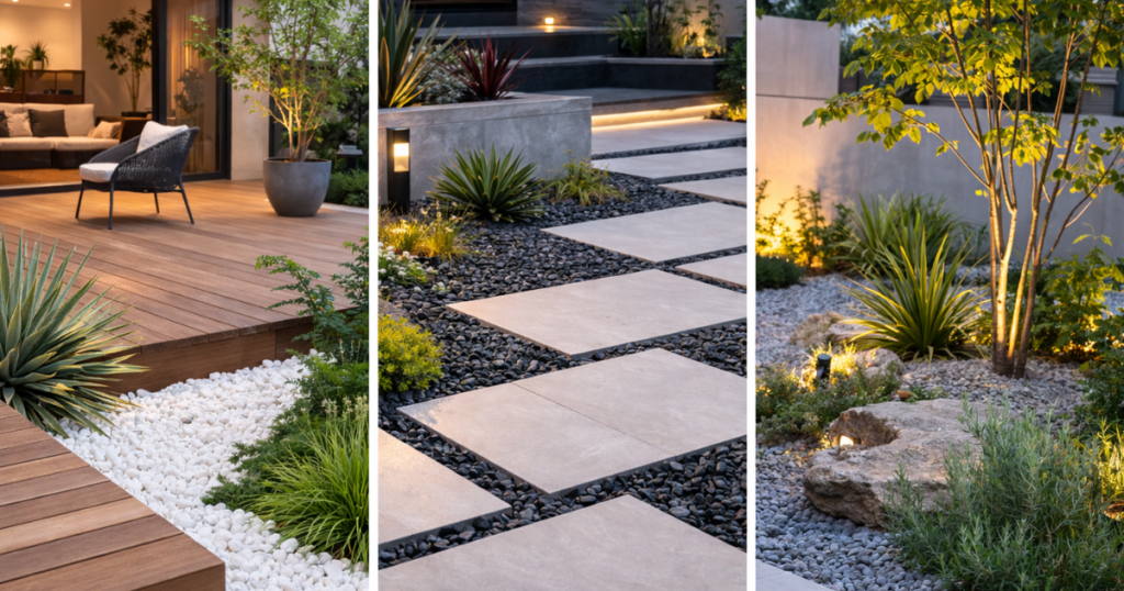 砂利と他素材を組み合わせるコツ